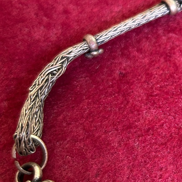 Gorgeous Vintage Antique Rajasthani Necklace Ethnic Silver Choker Oxidized Metal - Picture 3 of 6